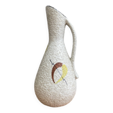 Vase des années 1950 Gouda Pays-Bas décor Inde