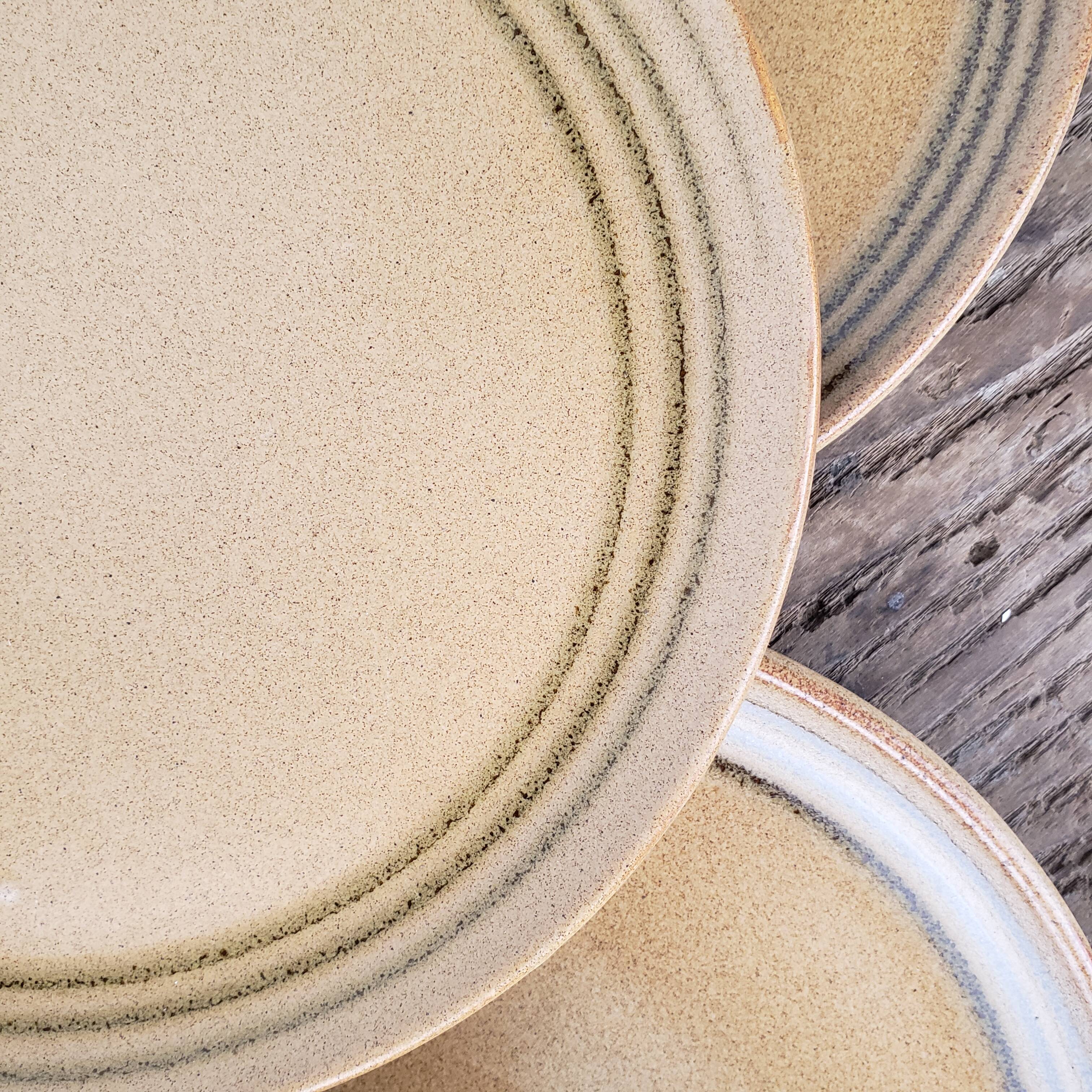 Sarreguemines stoneware flat plates