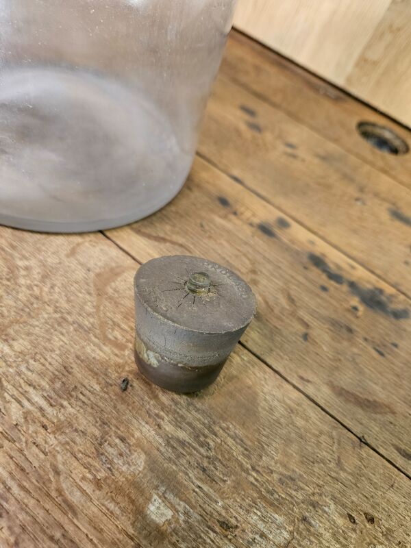 Grand flacon, bonbonne de chimiste 1950