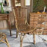 Pair of rattan chairs