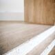Travertine coffee table