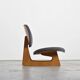 Chauffeuse Teiza Isu par Sakakura & Cho, Tendo Mokko circa 1970
