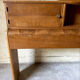 Superb antique/vintage headboard (Art Deco style) walnut burl.