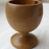 6 wooden egg cups