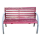 Banc de jardin 2 places en bois massif et acier Hespéride