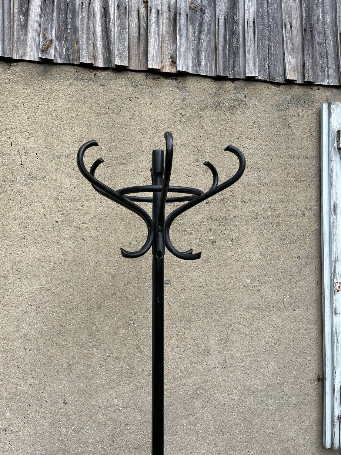 Porte manteau perroquet noir