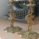 Paire de bougeoirs anciens Style orientaliste Art déco