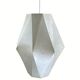 Pair space age cocoon hanging lamps, Germany 1960s