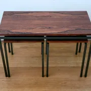 Rosewood nesting tables by Cees Braakman for Pastoe, 1960