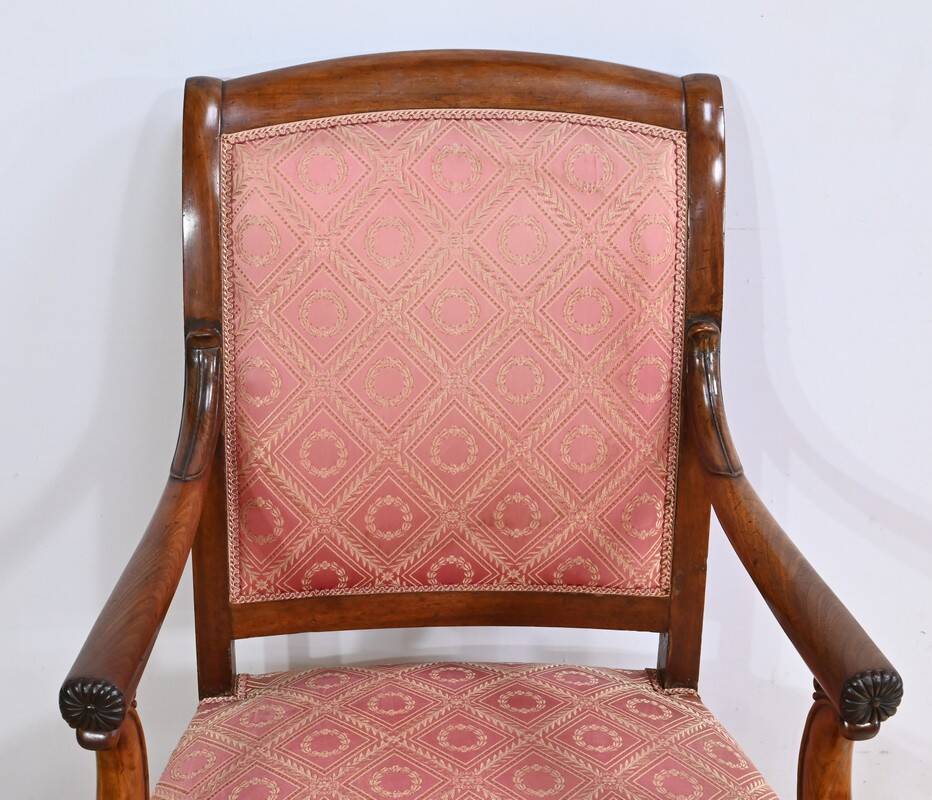 Paire de Fauteuils en Acajou, époque Restauration – Début XIXe