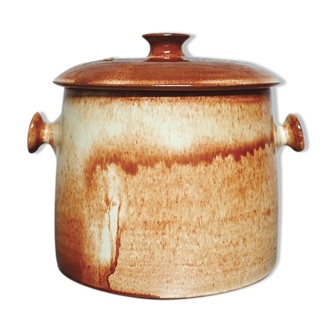 Vallauris pot in glazed terracotta