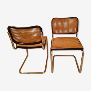 Pair of Breuer B32 Gavina edition chairs