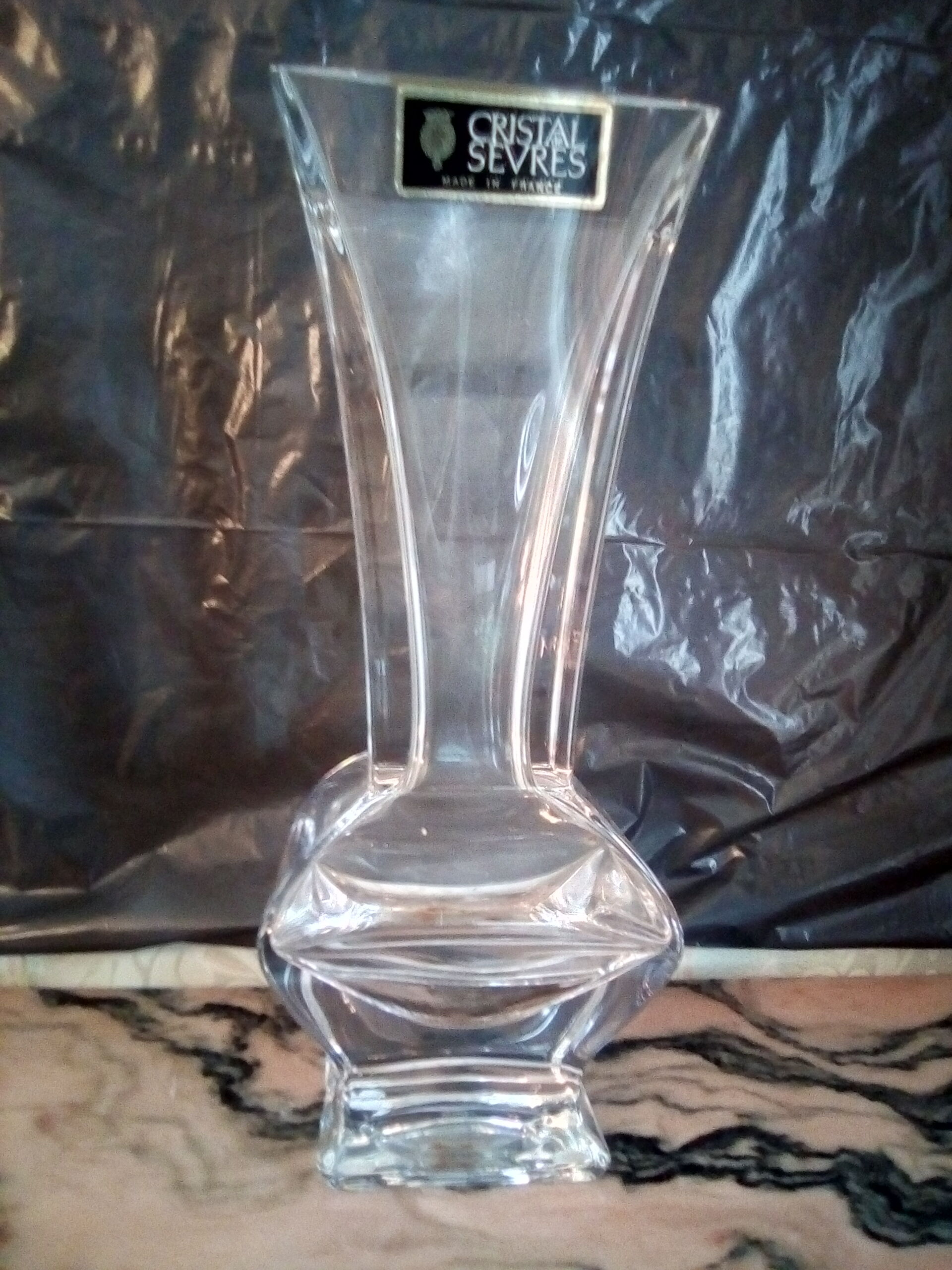 Vase cristal de Sevres Selency