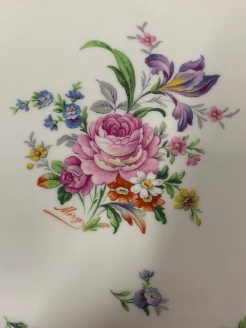 Limoges porcelain dessert dish