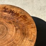 Quadripod coffee table in solid wood monoxyl natural color (dark)