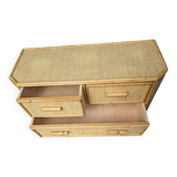 Commode en rotin