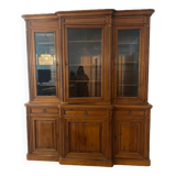 Buffet Louis Philippe showcase library in new cherry wood new/resale