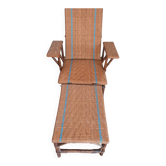 Rattan lounge chair