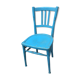 Chaise bistrot vintage bois peint 1930