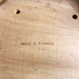 4 Scandinavian chairs seated skaï