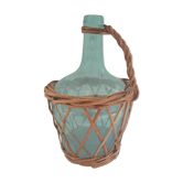 Dame jeanne vintage viresa avec osier
