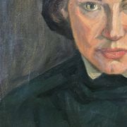 Late 19th Century Antique Female Portrait Painting