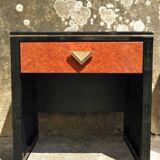 Headboard and bedside tables Pierre Vandel 1980