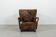 Art deco cowhide armchair