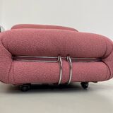 Armchair Soriana Afra and Tobia Scarpa 60s Cassina