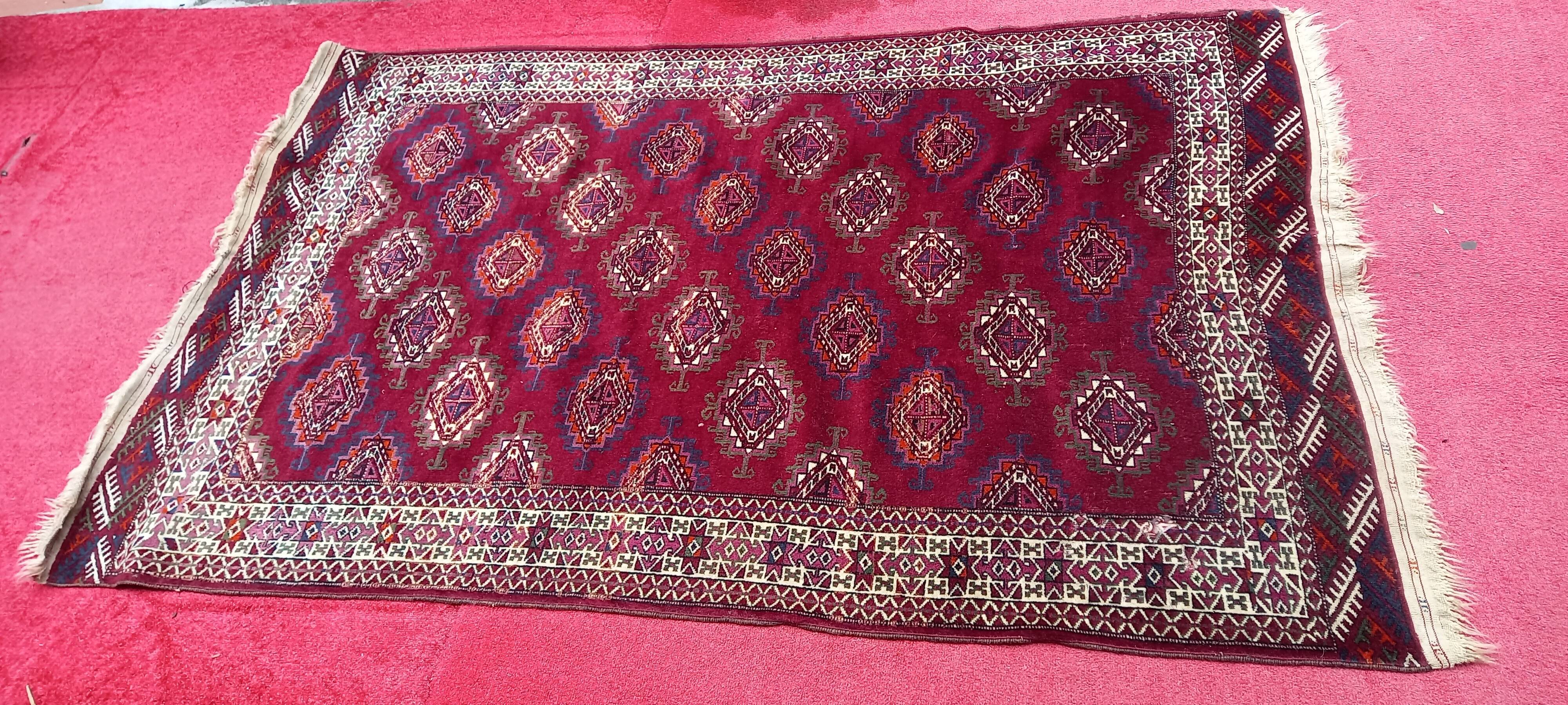 Old carpet boucara beshir