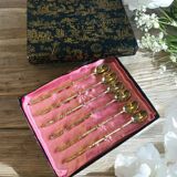 Box with gold-plated Mazagran spoons