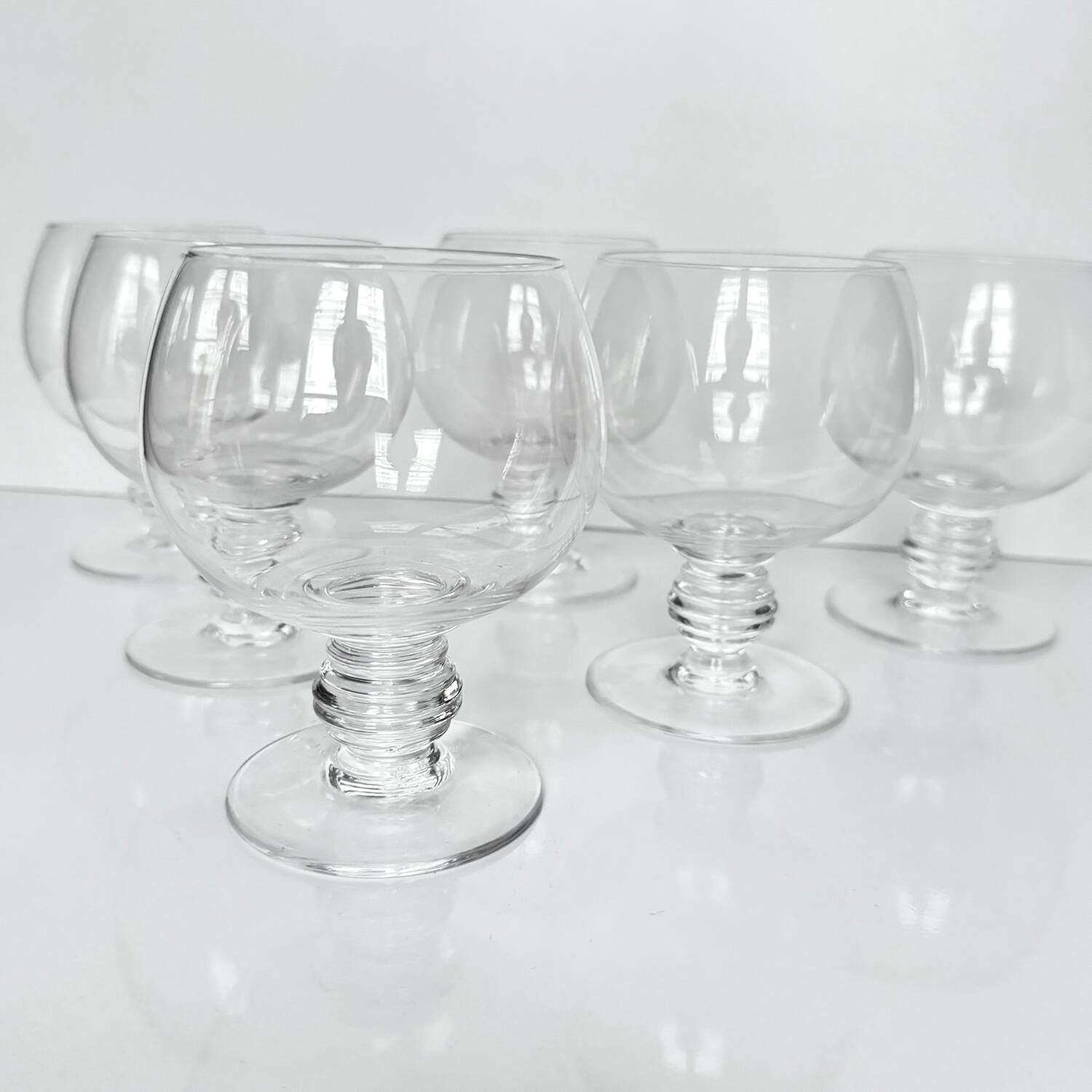6 crystal glasses from Vannes