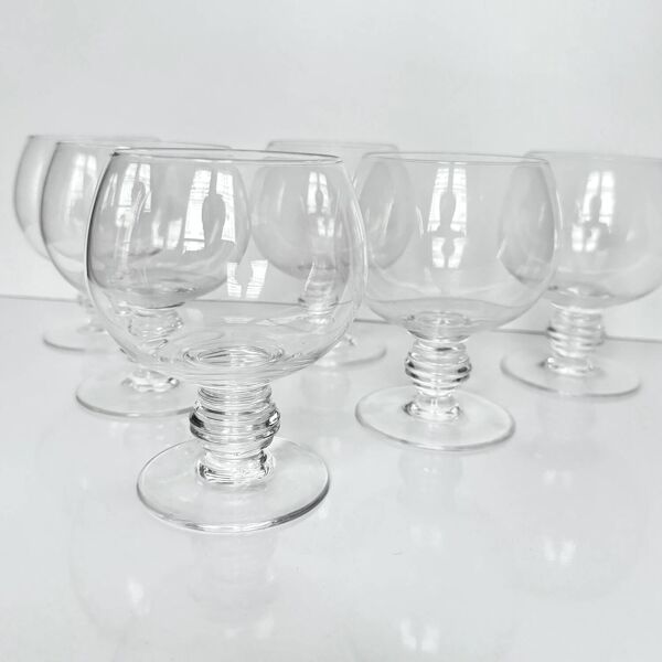6 verres en cristal de Vannes
