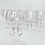 6 crystal glasses from Vannes