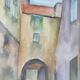Painting: Watercolor - Portugal landscape