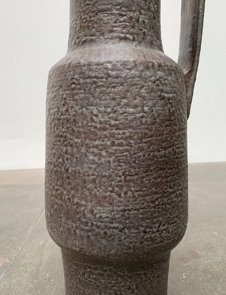 Vintage German Footed Vase in Ceramic by Karlsruher Majolika