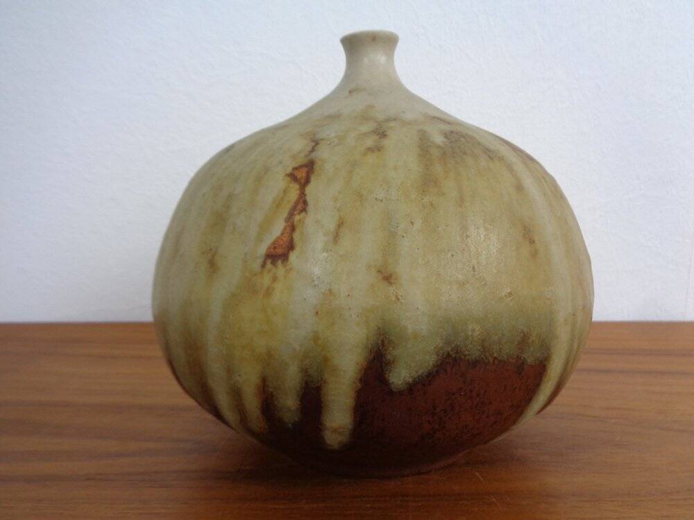 Danish Studio Ceramic Vase, 1960s