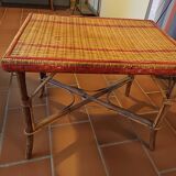 Rattan coffee table