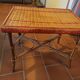 Rattan coffee table