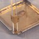 Vintage Fontana Arte acrylic and brass umbrella stand, Italy 1970s