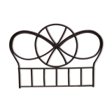 Vintage rattan headboard