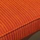 Colourful wooden bench with fabric, 1960s
