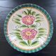 Plat italien décor floral