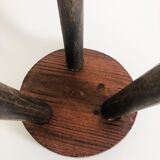 Tabouret de ferme ancien tripode