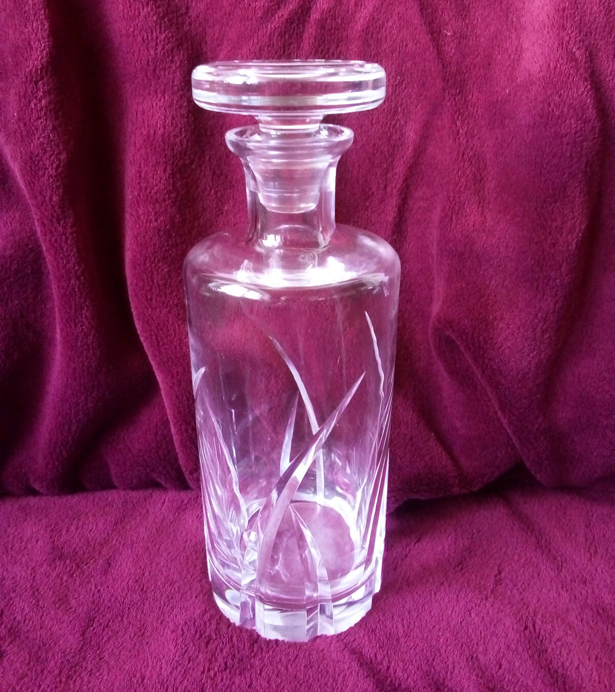 Sevres crystal whiskey decanter