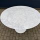 Original Knoll Tulip dining table in Carrara marble (120cm)