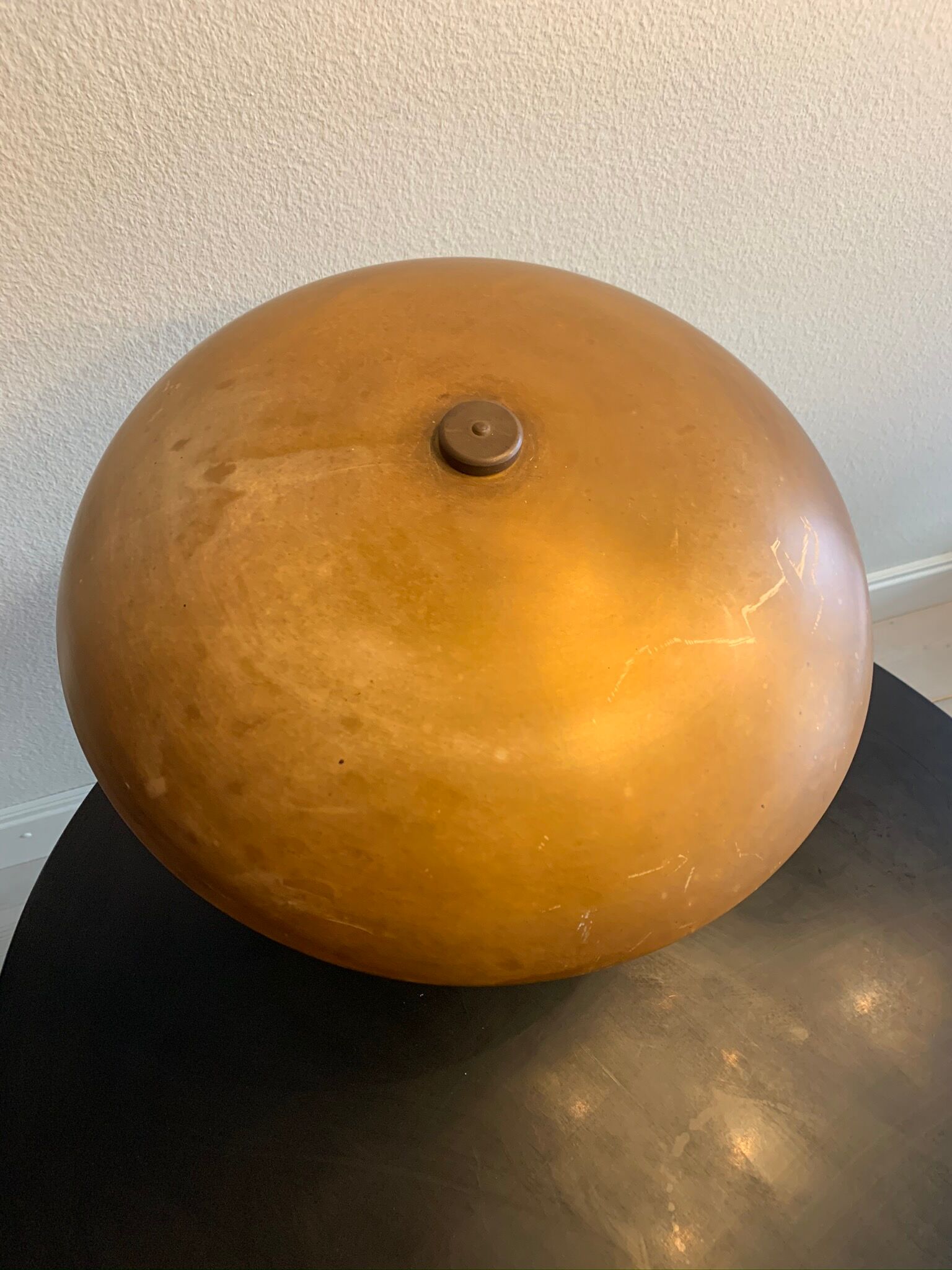 Art Deco Bauhaus Desk Lamp by Kaiser Idell in Brass 1930s