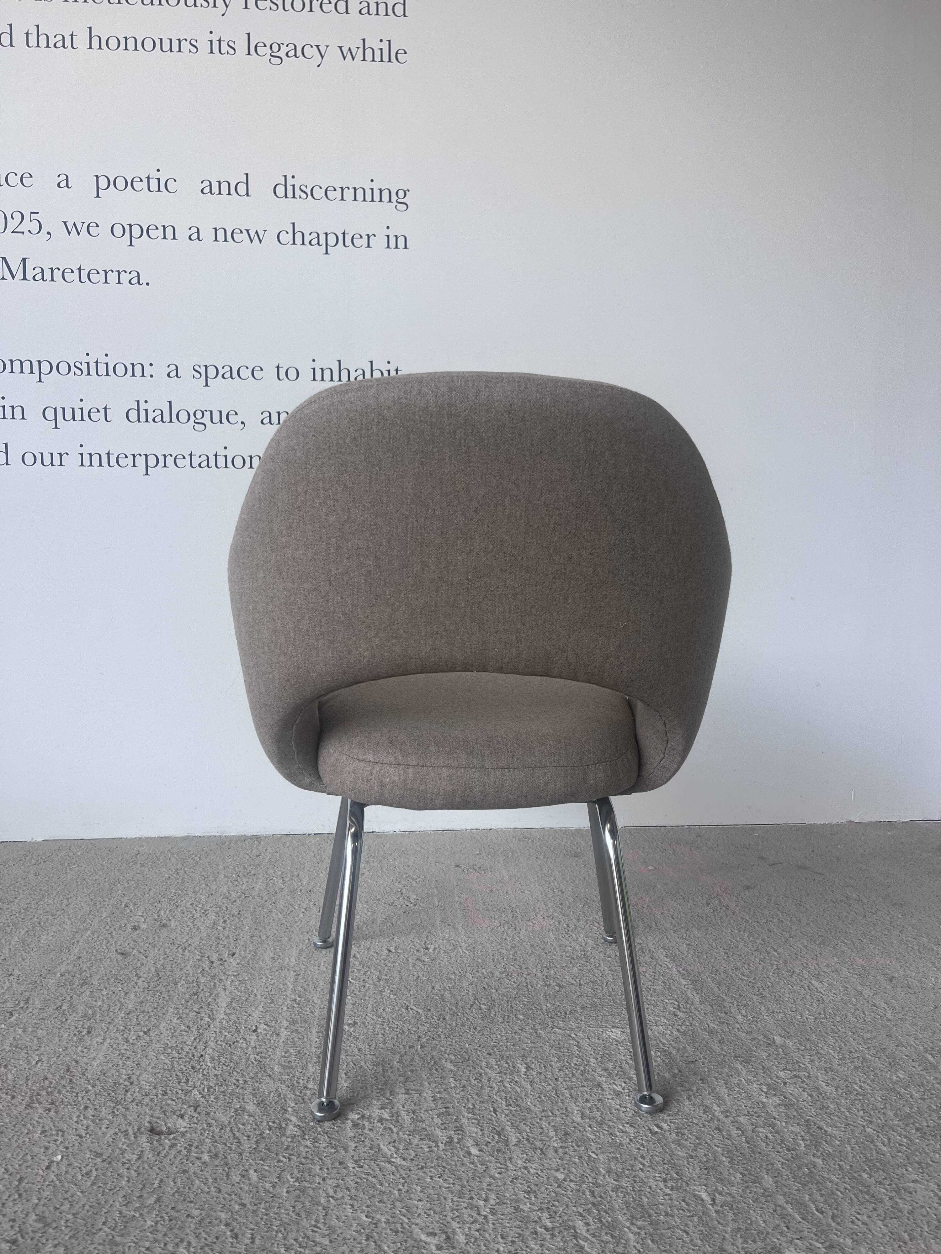 Eero Saarinen fabric armchairs