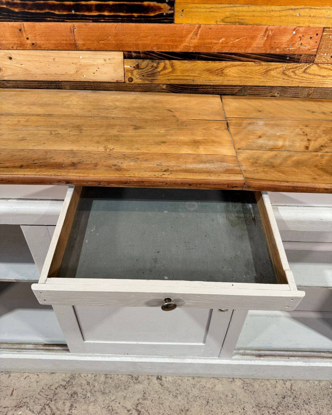 Old shop counter