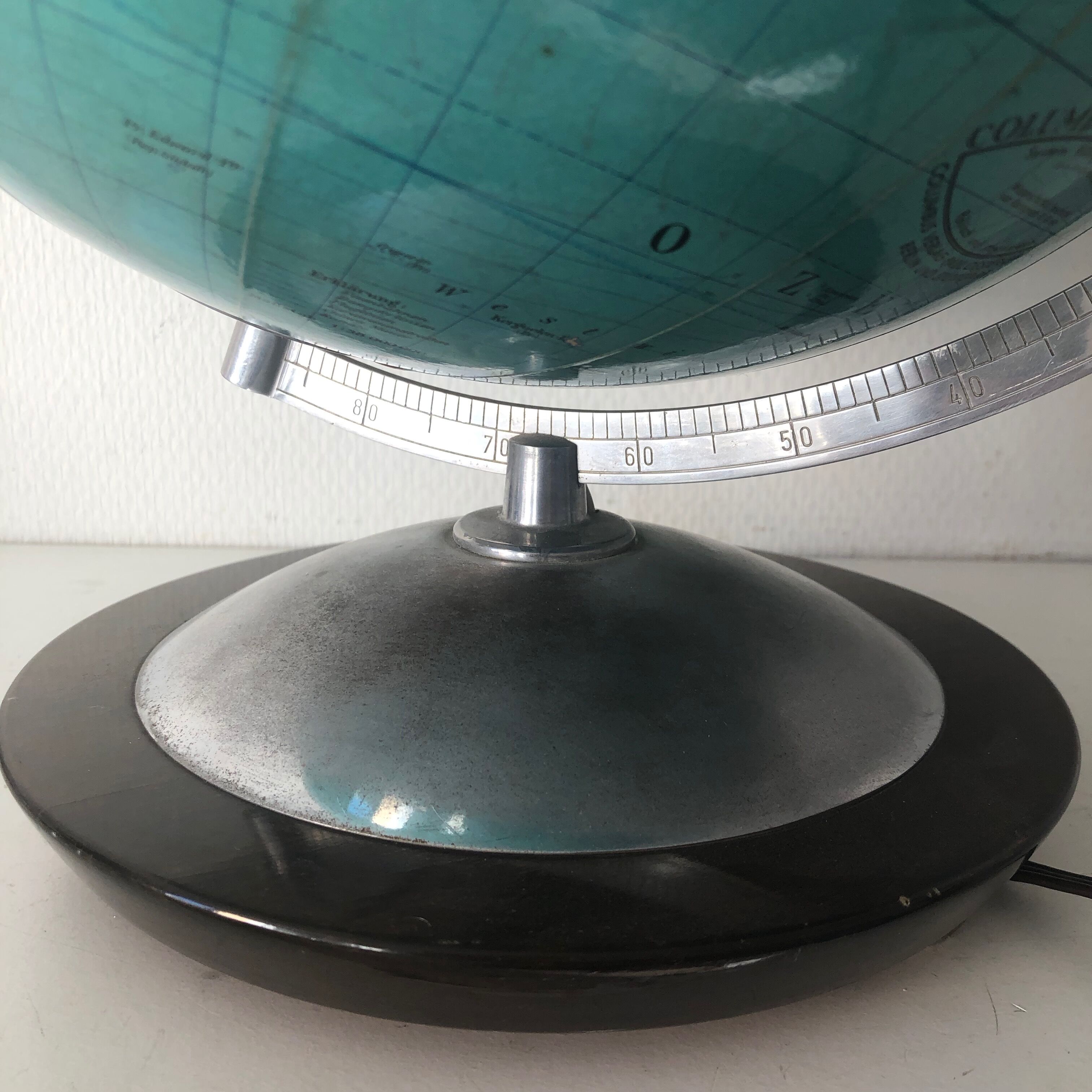 Globe earth columbus duo vintage 1960 43cm
